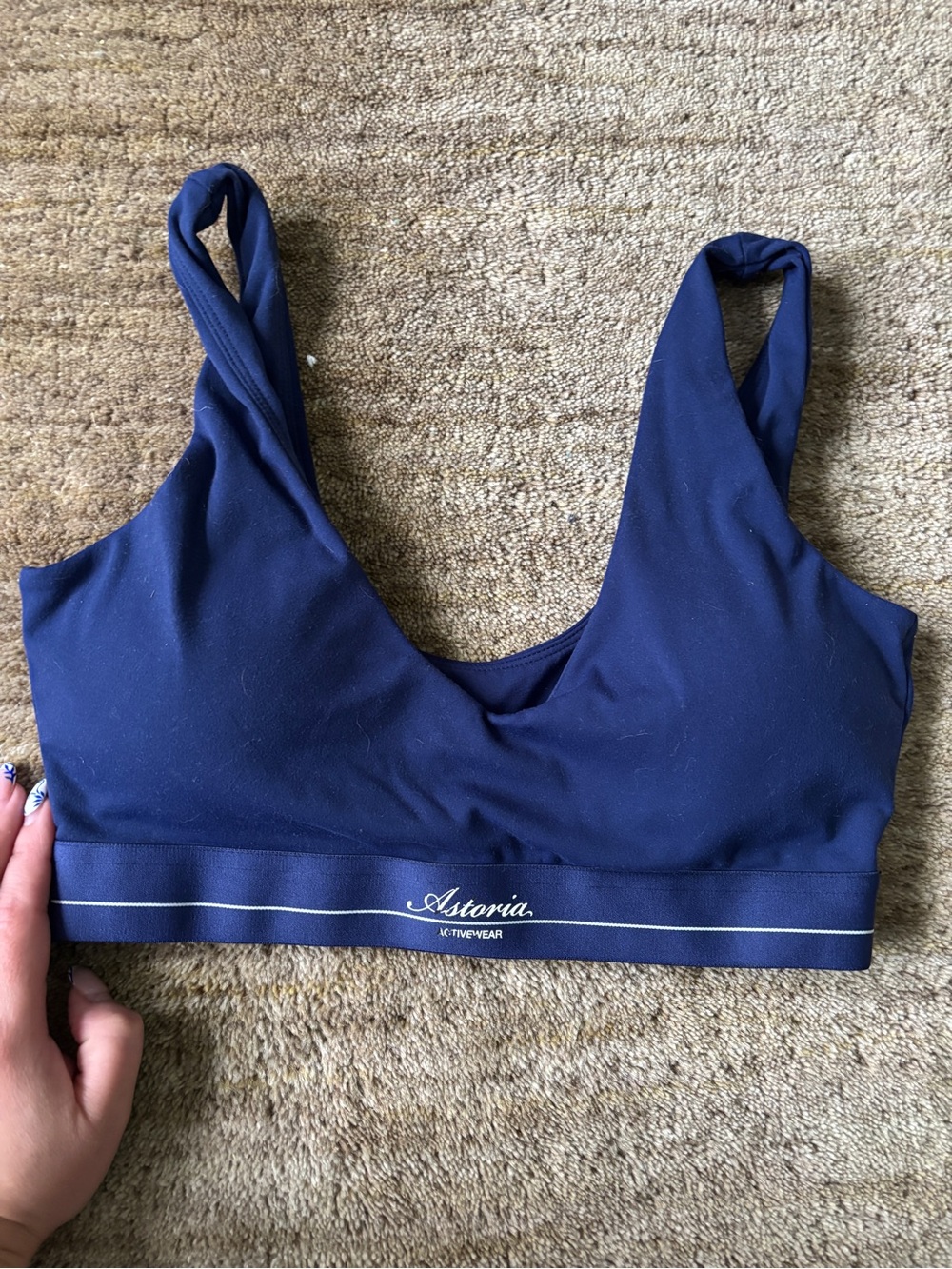 Astoria Navy Soft Support Bralette